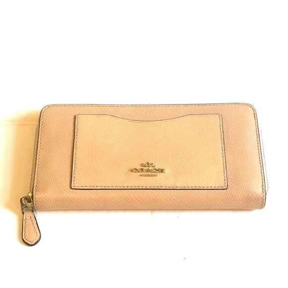 Coach slim accordion leather wallet - Picture 1 of 4